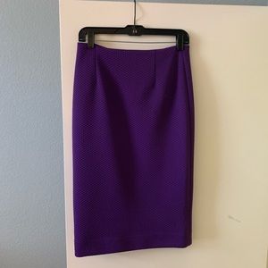 Purple Pencil Skirt